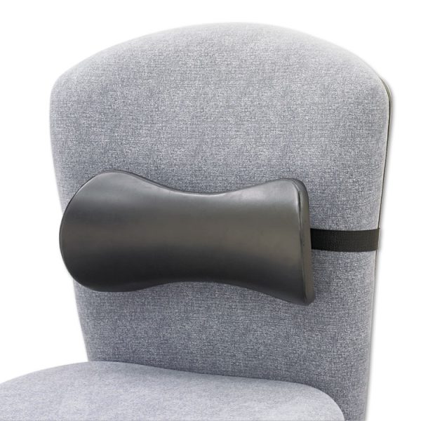 Lumbar Support Memory Foam Backrest, 14.5 X 3.75 X 6.75, Black - Image 2