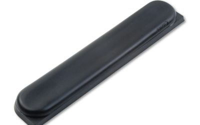 Proline Sculpted Keyboard Wrist Rest, 18 x 3.5, Black