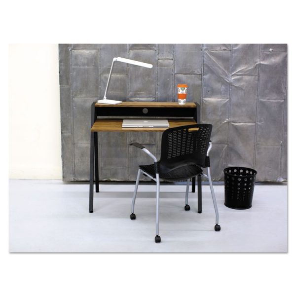 Bubble Wastebaskets, 6 gal, Steel, Black - Image 5