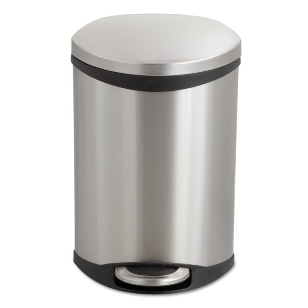 Step-On Medical Receptacle, 3 gal, Steel, Stainless Steel - Image 2