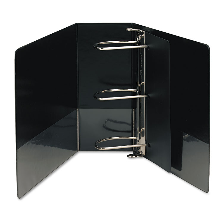 Nonstick D-Ring View Binder, 3 Rings, 5" Capacity, 11 X 8.5, Black - Image 3