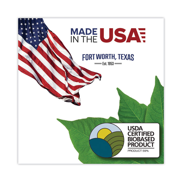 Earth's Choice Plant-Based Round Ring View Binder, 3 Rings, 5" Capacity, 11 x 8.5, White - Image 3