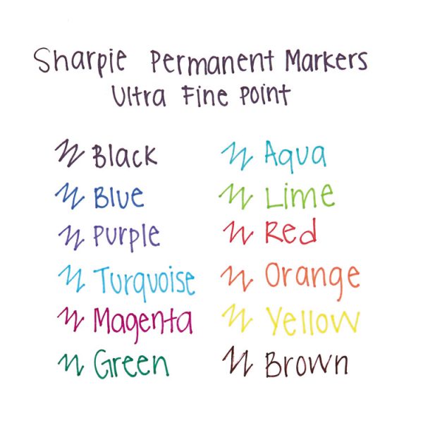 Retractable Permanent Marker, Extra-Fine Needle Tip, Red - Image 6