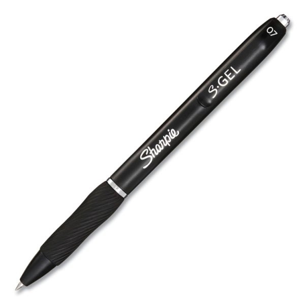 Fine Tip Permanent Marker Value Pack with (1) Bonus S-Gel 0.7 mm Black Ink Pen, Fine Bullet Tip Markers, Black Ink, 36/Pack - Image 3
