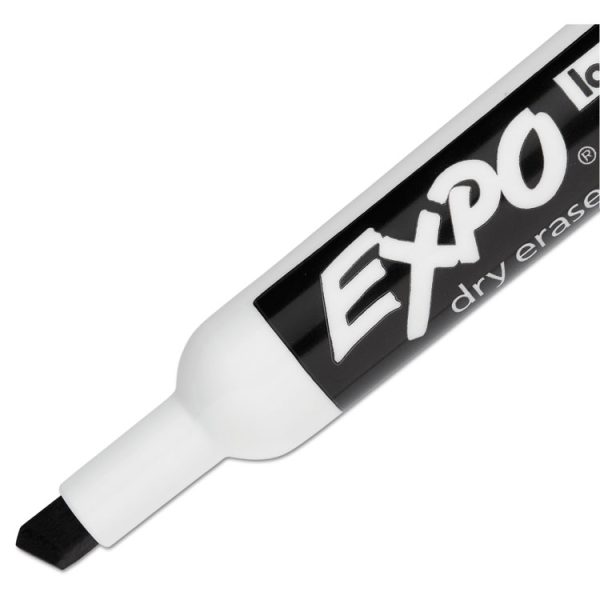 Low-Odor Dry-Erase Marker Value Pack, Broad Chisel Tip, Black, 36/box - Image 3