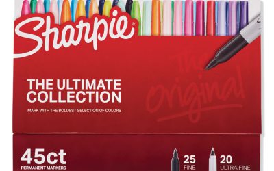 Permanent Markers Ultimate Collection, Assorted Tip Sizes/types, Assorted Colors, 45/pack