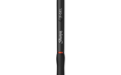 S-Gel High-Performance Gel Pen, Retractable, Bold 1 Mm, Red Ink, Black Barrel, Dozen