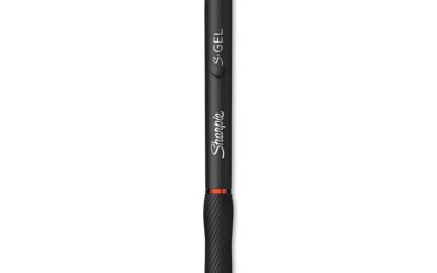 S-Gel High-Performance Gel Pen, Retractable, Fine 0.5 Mm, Red Ink, Black Barrel, Dozen