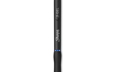 S-Gel High-Performance Gel Pen, Retractable, Bold 1 Mm, Blue Ink, Black Barrel, Dozen
