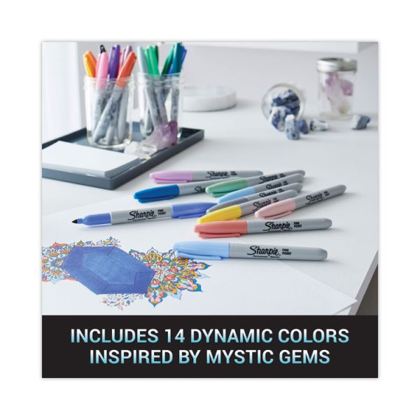 Fine Tip Permanent Marker, Fine Bullet Tip, Assorted Colors, 65/Pack - Image 4