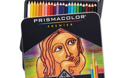 Premier Colored Pencil, 3 mm, 2B, Assorted Lead and Barrel Colors, 48/Pack