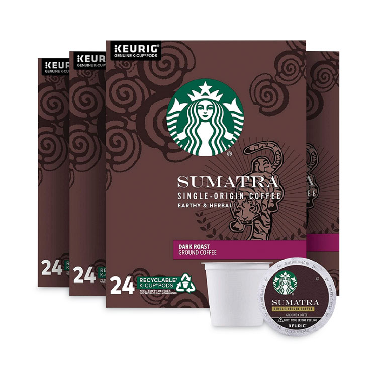 Sumatra Coffee K-Cups, Sumatran, K-Cup, 96/Box - Image 3