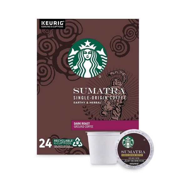 Sumatra Coffee K-Cups, Sumatran, K-Cup, 96/Box - Image 2