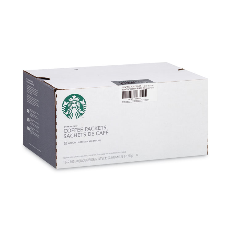 Coffee, Pike Place Decaf, 2 1/2 Oz Packet, 18/box - Image 2