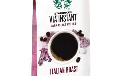 VIA Ready Brew Coffee, 0.11 oz, Italian Roast, 8 Packets/Bag, 12 Bags/Carton