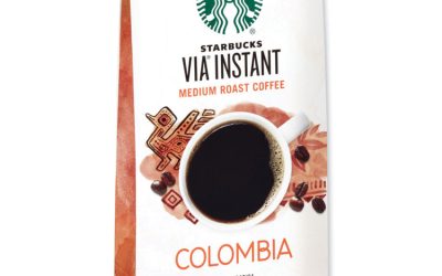 VIA Ready Brew Coffee, Colombia, 1.4 oz Packet, 8/Pack, 12 Packs/Carton