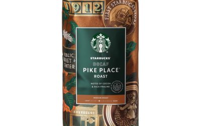 Whole Bean Coffee, Decaffeinated, Pike Place, 1 lb, Bag