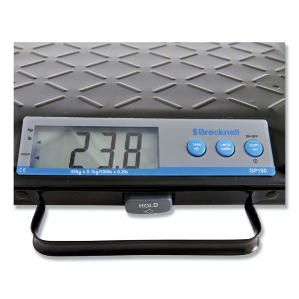 Portable Electronic Utility Bench Scale, 100 lb Capacity, 12.5 x 10.95 x 2.2  Platform - Image 7