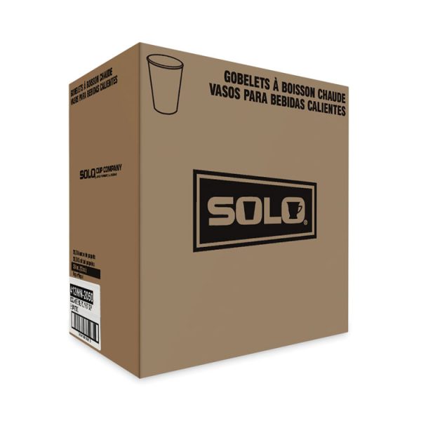 Single-Sided Poly Paper Hot Cups, 12 Oz, White, 50/bag, 20 Bags/carton - Image 3