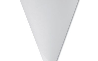 5 Oz Bare(Tm) White Treated Paper Cone Cup – Poly Bag: Clean Sleeve