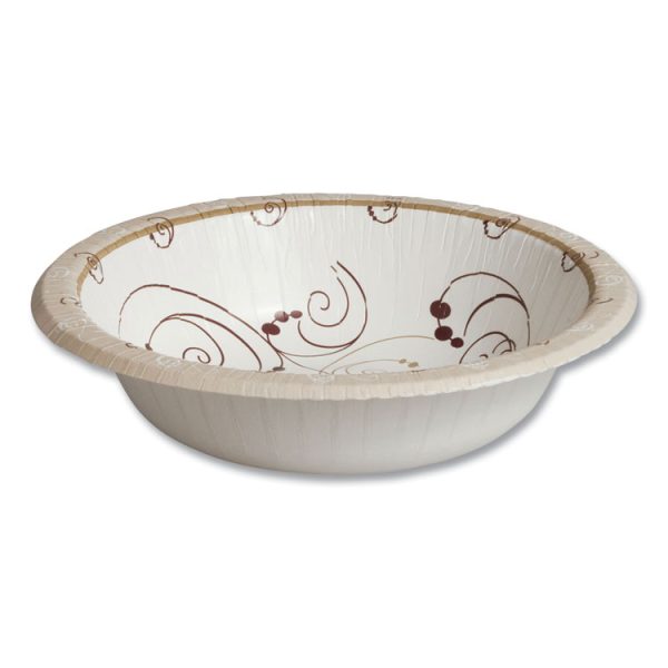 Symphony Paper Dinnerware, ProPlanet Seal, Heavyweight Bowl, 12 oz, Tan, 125/Pack, 8 Packs/Carton - Image 8