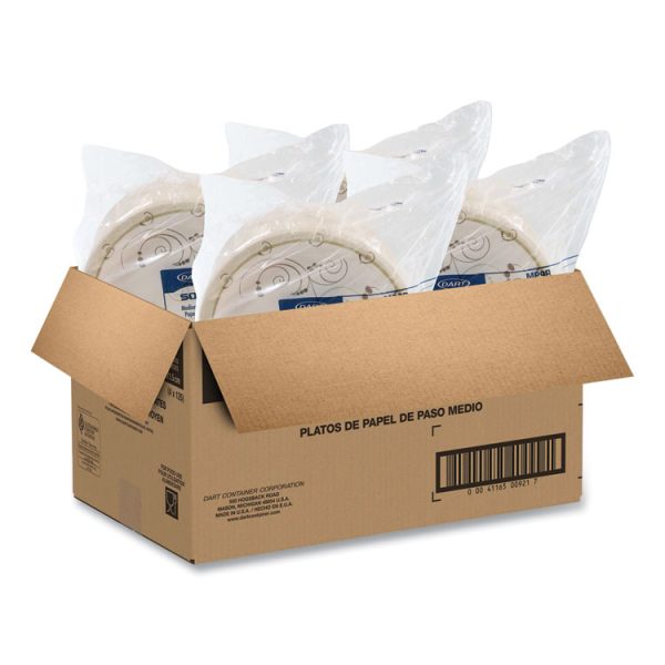 Symphony Paper Dinnerware, ProPlanet Seal, Mediumweight Plate, 8.5" dia, Tan, 125/Pack, 4 Packs/Carton - Image 7