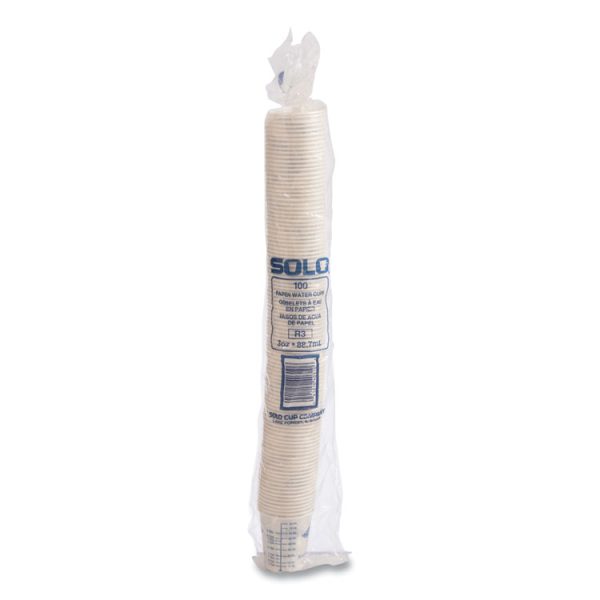 Paper Medical and Dental Graduated Cups, ProPlanet Seal, 3 oz, White/Blue, 100/Bag, 50 Bags/Carton - Image 4