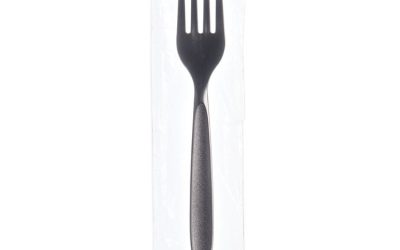 Reliance Mediumweight Cutlery, Fork, Black, 1,000/Carton