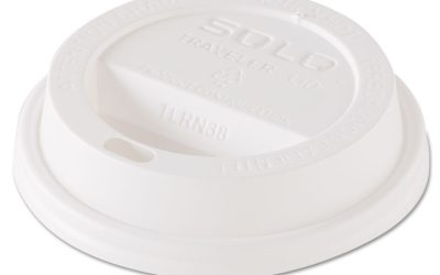 Traveler Dome Hot Cup Lid, Fits 8 Oz Cups, White, 100/pack, 10 Packs/carton