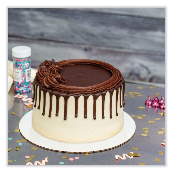 Bright White Cake Circles, 14" Diameter , White, Paper, 100/Carton - Image 4