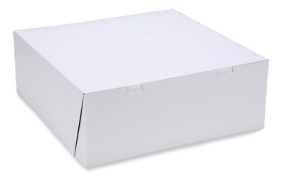 Bakery Boxes, Standard, 16 X 16 X 6, White, Paper, 50/carton