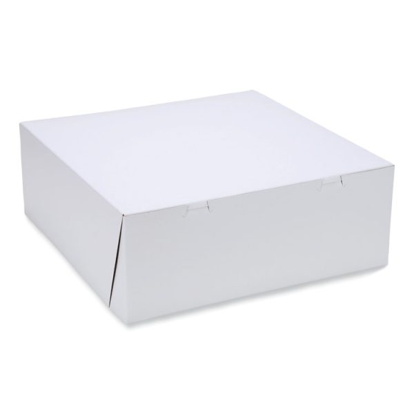 Bakery Boxes, Standard, 16 X 16 X 6, White, Paper, 50/carton