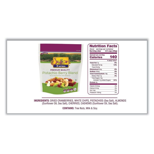 Pistachio Berry Blend, 4 oz Bag, 10/Carton - Image 3