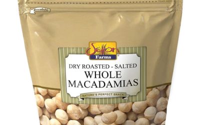 Macadamia Nuts, Dry Roasted, Salted, 4 oz Bag, 12/Carton