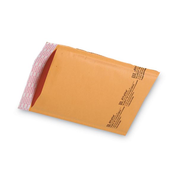 Jiffylite Self-Seal Bubble Mailer, #0, Barrier Bubble Air Cell Cushion, Self-Adhesive Closure, 6 x 10, Brown Kraft, 25/CT - Image 3