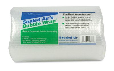 Bubble Wrap Cushioning Material, 0.19″ Thick, 12″ x 30 ft