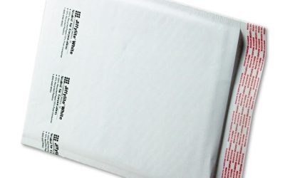 Jiffylite Self-Seal Bubble Mailer, #2, Barrier Bubble Air Cell Cushion, Self-Adhesive Closure, 8.5 x 12, White, 100/Carton