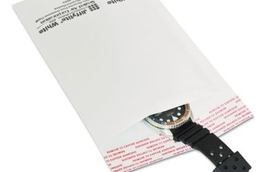 Jiffylite Self-Seal Bubble Mailer, #0, Barrier Bubble Air Cell Cushion, Self-Adhesive Closure, 6 x 10, White, 200/Carton