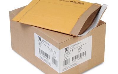 Jiffy Padded Mailer, #2, Paper Padding, Self-Adhesive Closure, 8.5 x 12, Natural Kraft, 25/Carton