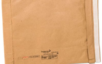 Jiffy Padded Mailer, #5, Paper Padding, Self-Adhesive Closure, 10.5 x 16, Natural Kraft, 25/Carton