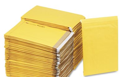 Jiffy Padded Mailer, #5, Paper Padding, Self-Adhesive Closure, 10.5 x 16, Golden Kraft, 100/Carton