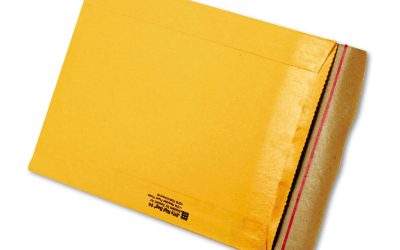 Jiffy Rigi Bag Mailer, #4, Square Flap, Self-Adhesive Closure, 9.5 X 13, Natural Kraft, 200/carton