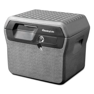 Waterproof Fire-Resistant File, 0.66 Cu Ft,16.63w X 13.88d X 14.13h, Charcoal Gray
