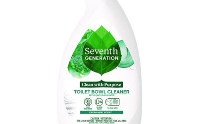 Toilet Bowl Cleaner, Fresh Mint Scent, 24 oz Bottle, 4/Carton
