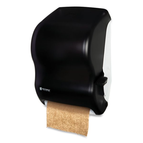 Lever Roll Towel Dispenser, Classic, 12.94 X 9.25 X 16.5, Transparent Black Pearl - Image 2