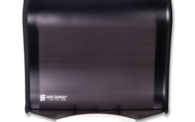Ultrafold Fusion C-Fold And Multifold Towel Dispenser, 11.5 X 5.5 X 11.5, Black