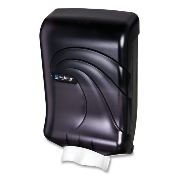 Ultrafold Multifold/c-Fold Towel Dispenser, Oceans, 11.75 X 6.25 X 18, Transparent Black Pearl - Image 2