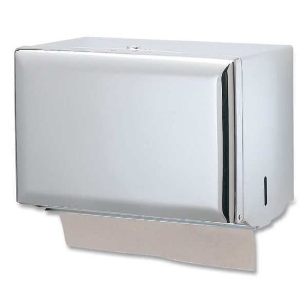 Singlefold Paper Towel Dispenser, 10.75 X 6 X 7.5, Chrome - Image 3