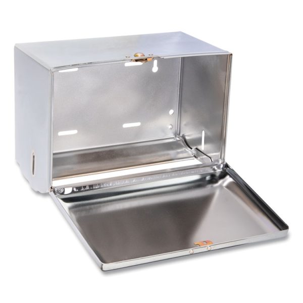 Singlefold Paper Towel Dispenser, 10.75 X 6 X 7.5, Chrome - Image 4