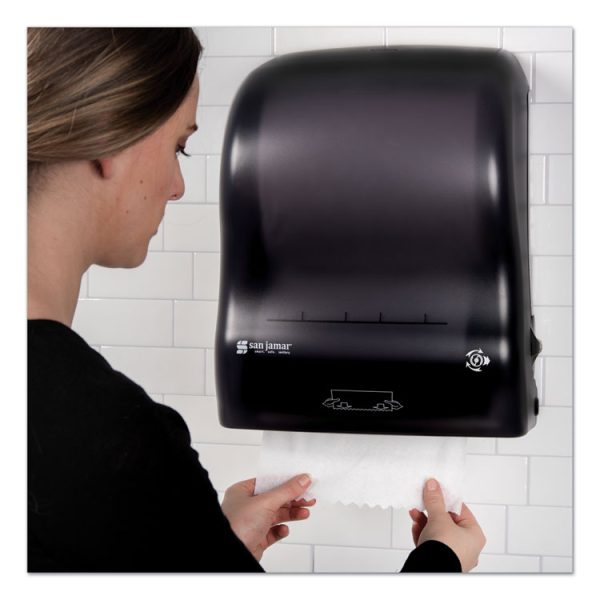 Simplicity Mechanical Roll Towel Dispenser, 15.25 X 13 X 10.25, Black - Image 6